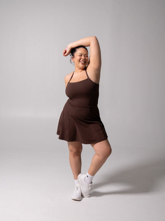 Bend and Snap Dress - Espresso