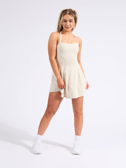 Bend and Snap Dress - Bone