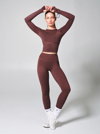 Storm Waist Top - Espresso