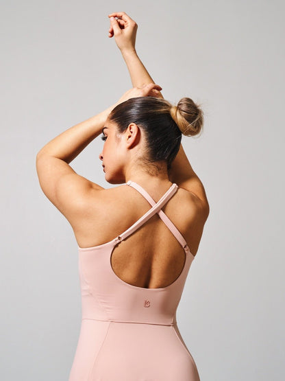 Bend and Snap Dress - Strawberry Milk