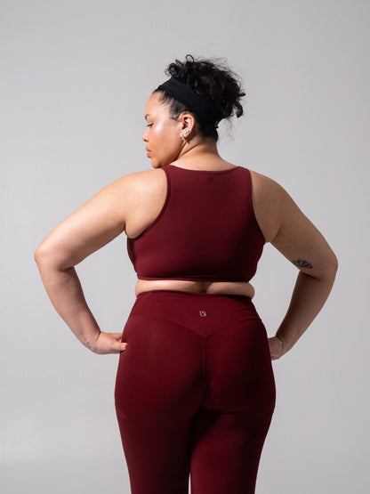 Twist Fit Sports Bra - Vineyard