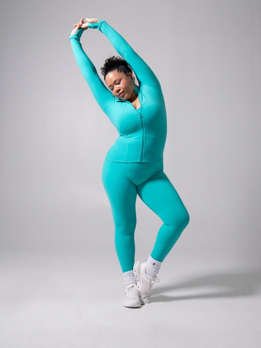 Rosa Jacket - Teal Me Later