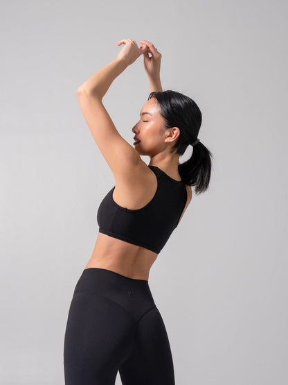 Twist Fit Sports Bra - Onyx Black