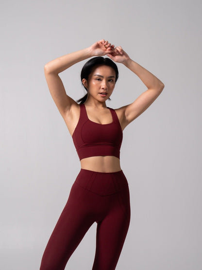 Nubre Twilight Sports Bra - Vineyard
