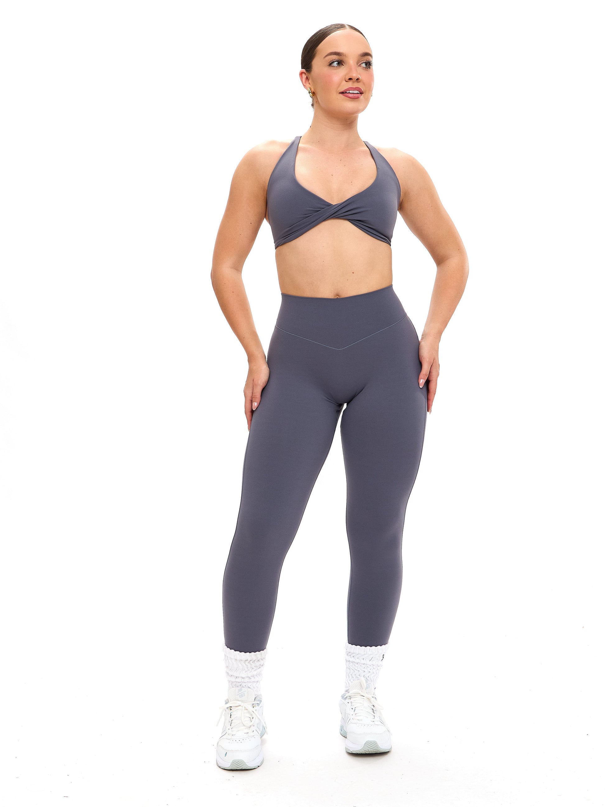 Aggressive Scrunch Legging - Blue Steel