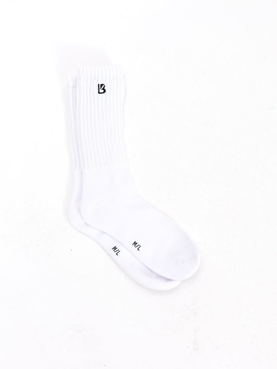 3 Pack Scrunch Socks - White