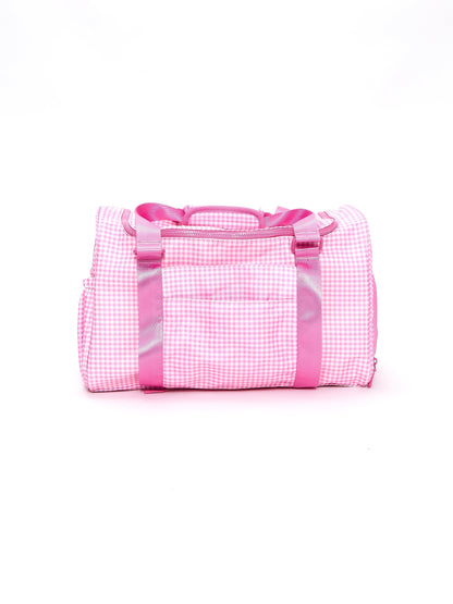 Ultimate Pocket Duffel - Pink Gingham