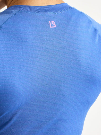 Seamless Long Sleeve Baby Tee - Ultraviolet