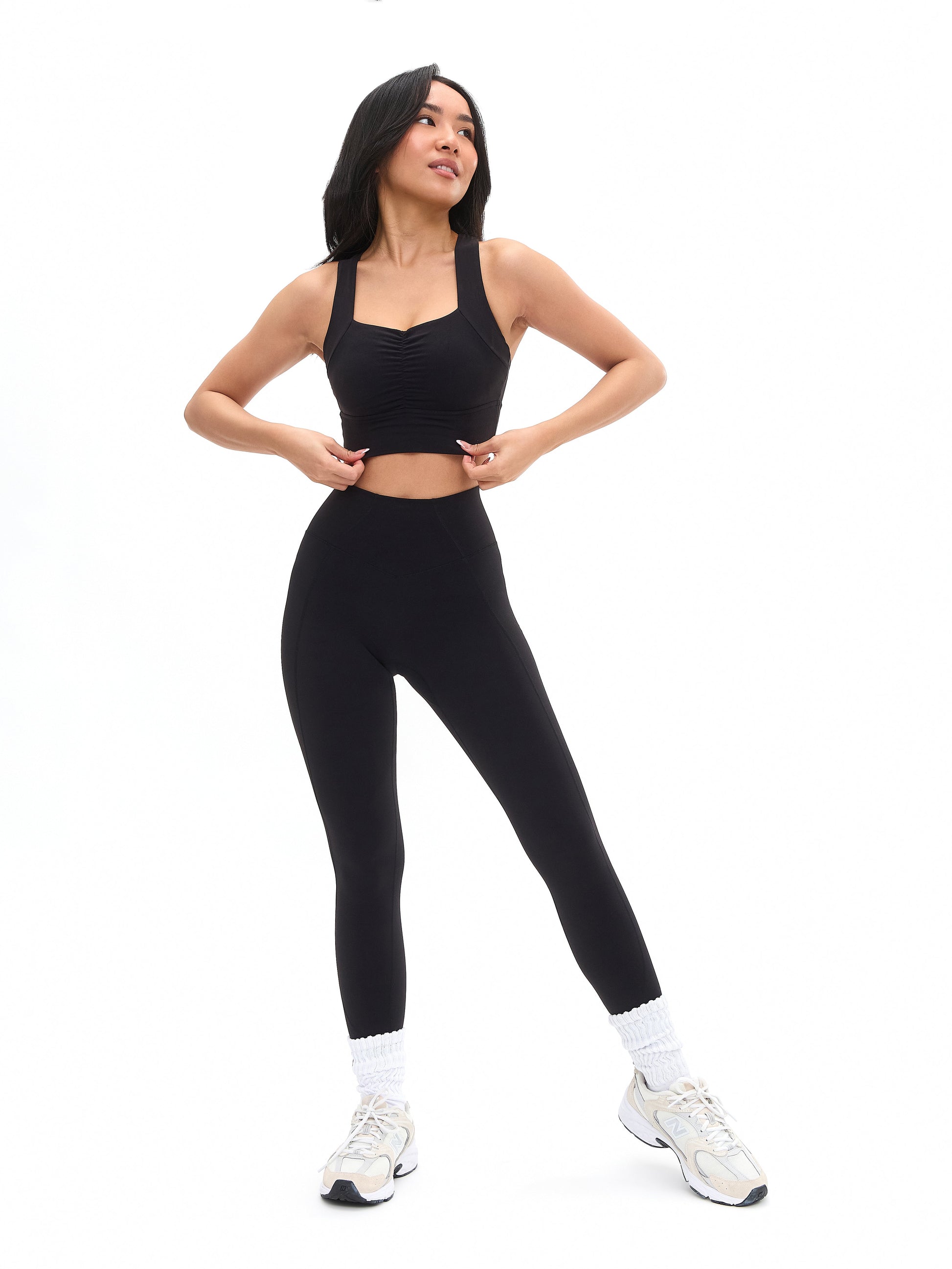 Bloom Sports Bra - Onyx Black