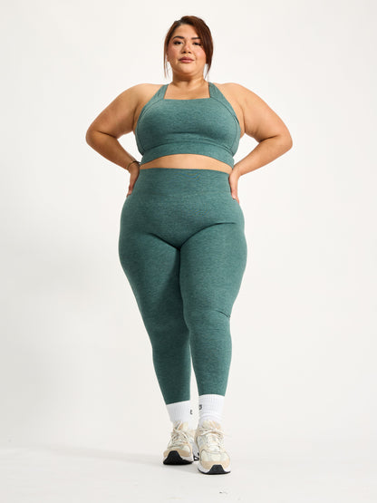 Dream Heathered Legging 26" - Heiress Ivy