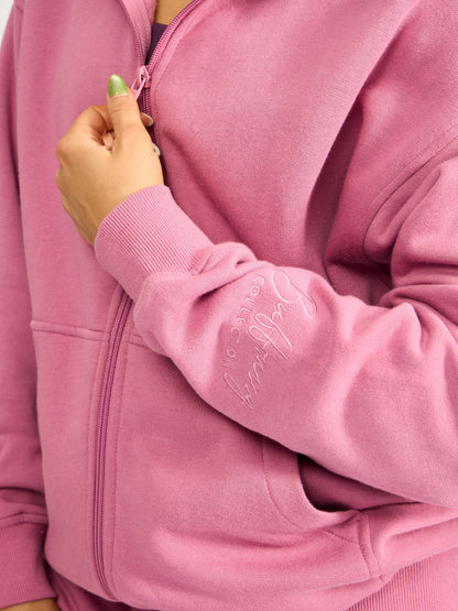 Threads Zip Hoodie - Bloom