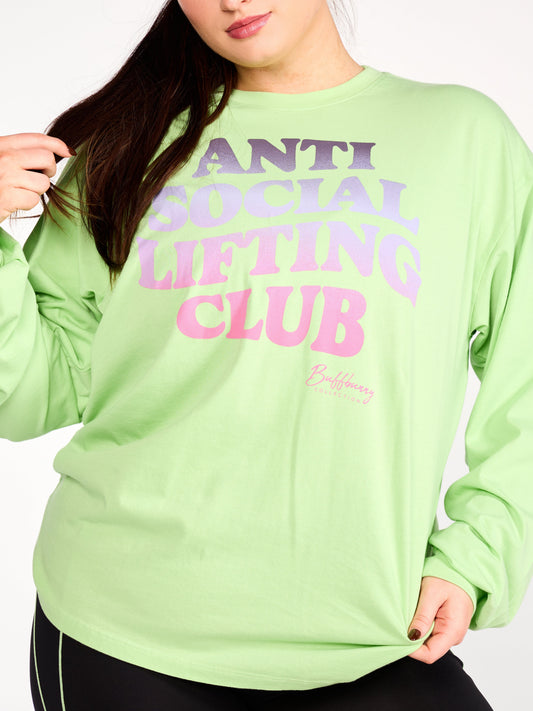 Social Long Sleeve Tee - Lima Bean