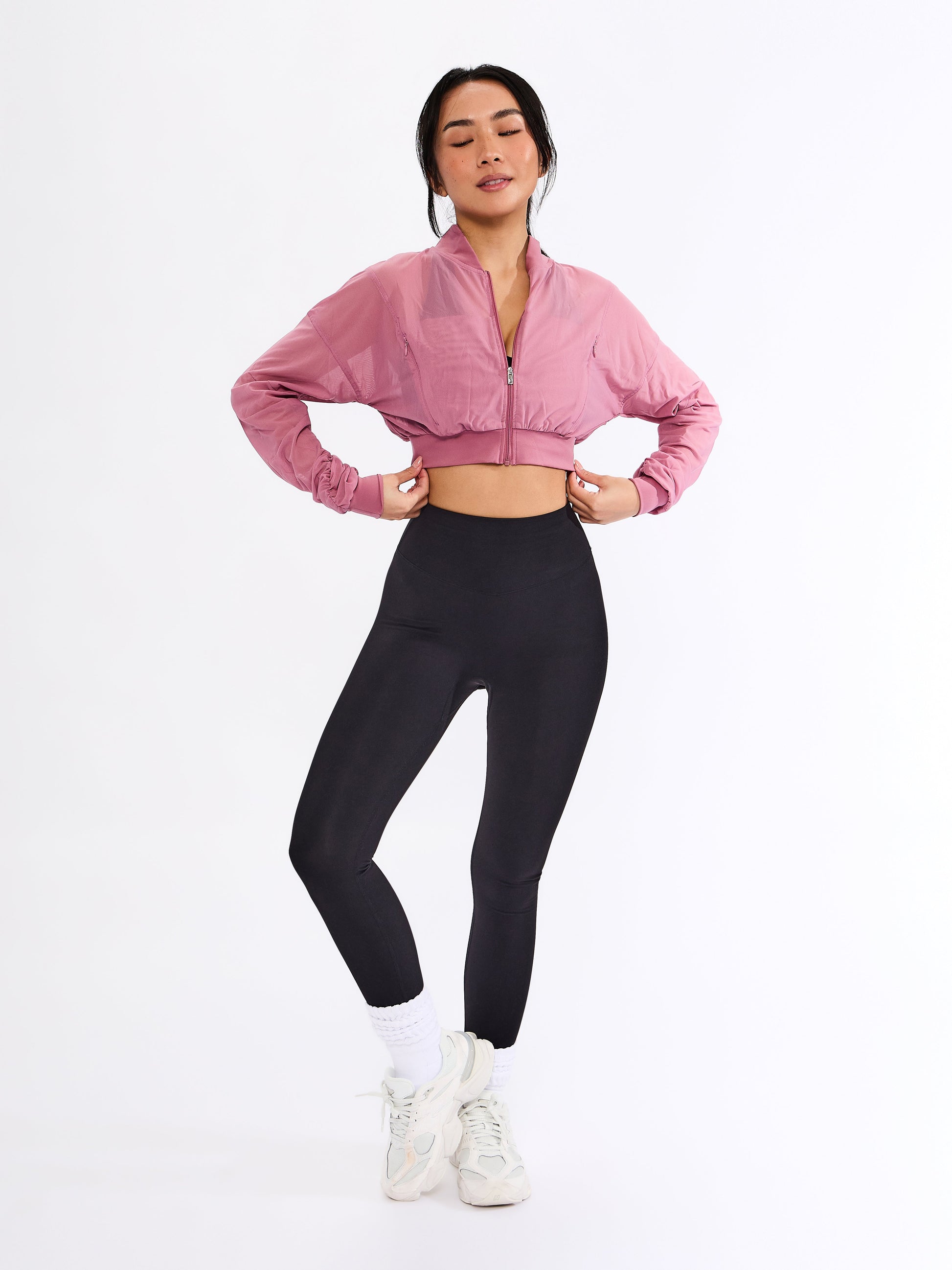 Exposed Mesh Jacket - Bloom
