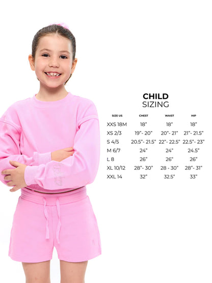 Mini Cloud Pullover - Pink Sugar