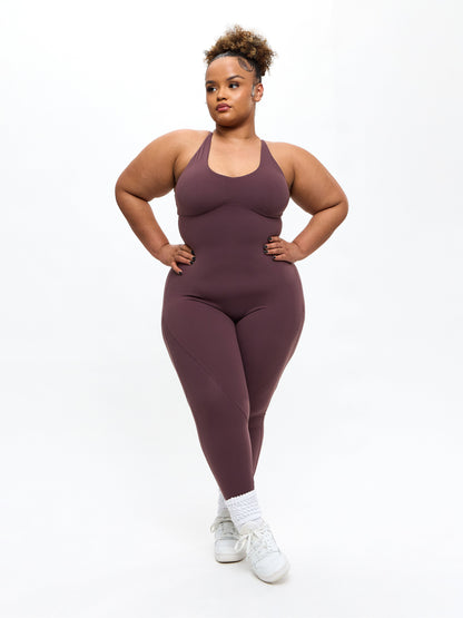 Shape Shifter Bodysuit - Smoked Cherry