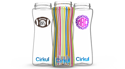 Custom 22oz. Plastic Bottle & Comfort Grip Lid