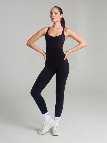 Poshknit Hip Tank - Onyx Black