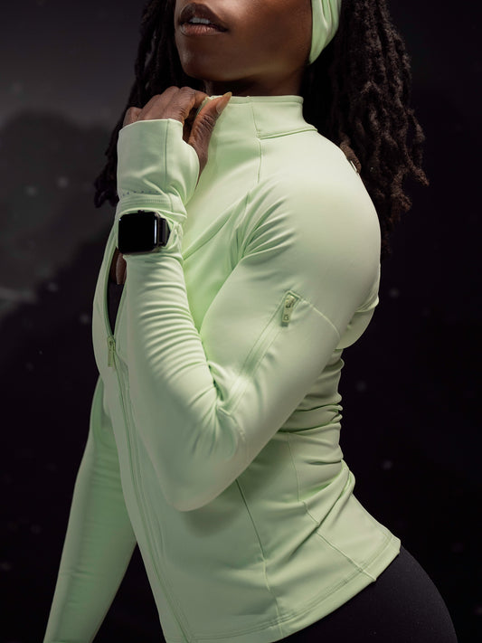 Colorado Fleece Zip Jacket - Honeydew