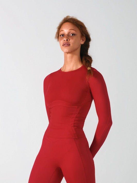 *PREORDER* Storm Hip Top - Lipstick Red