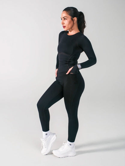 Storm Hip Top - Onyx Black