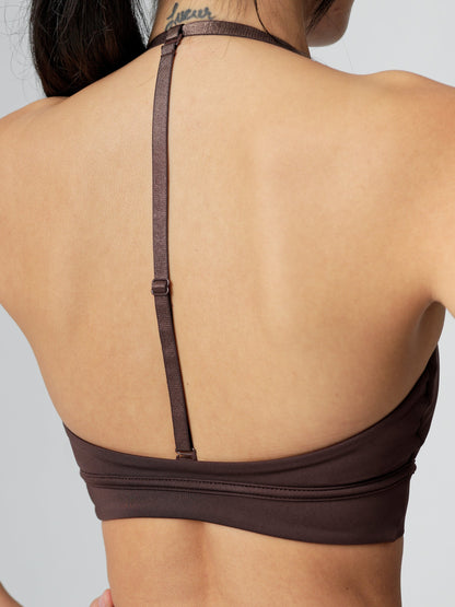Sultry Sports Bra - Journey Dark Brown
