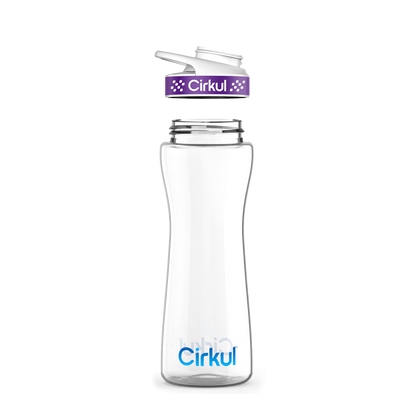 22oz. Plastic Bottle & Comfort Grip Lid