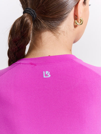 Seamless Long Sleeve Baby Tee - Pop Rocks