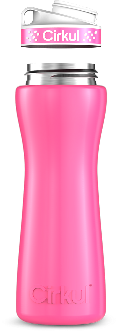 Custom 22oz. Stainless Steel Bottle & Comfort Grip Lid